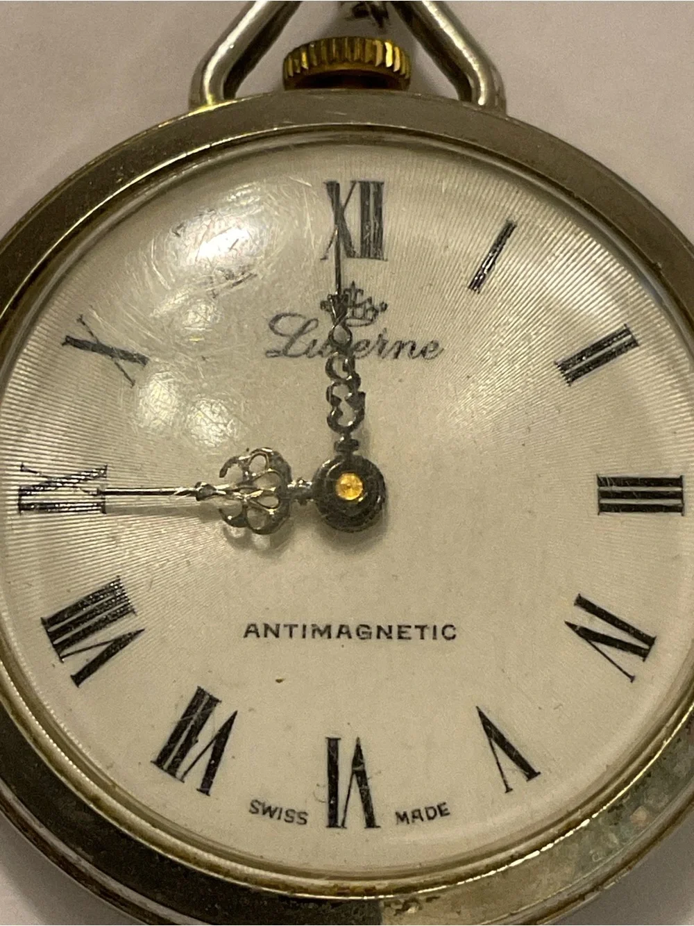 Vintcameo swiss watch necklace